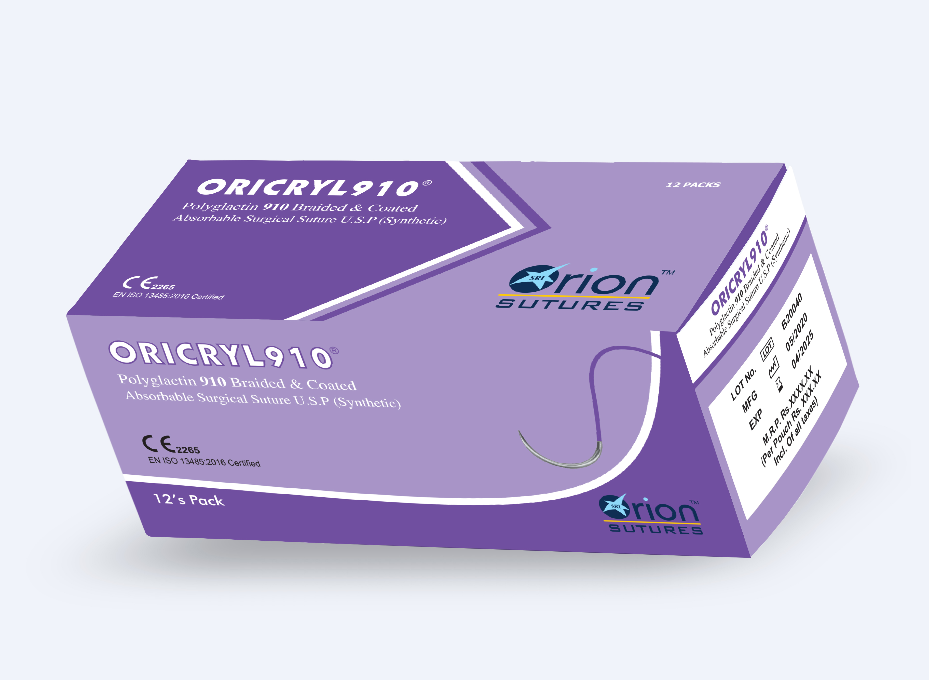 Polypropylene Mesh, Surgical Suture and Bone Wax
